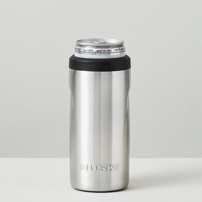 Huski Can Cooler 2.0 | NEW | Premium Can and Bottle Holder | Triple  Insulated Marine Grade Stainless Steel | Detachable 3-in-1 Opener | Works  as a